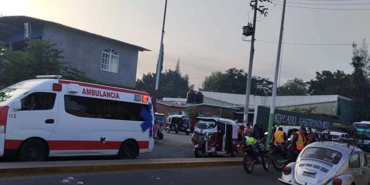 Vuelca mototaxi en Zaachila | El Imparcial de Oaxaca