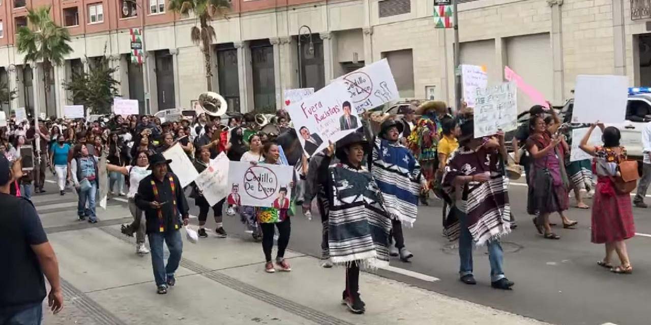 Marchan mixtecos contra el racismo en Los Ángeles | El Imparcial de Oaxaca