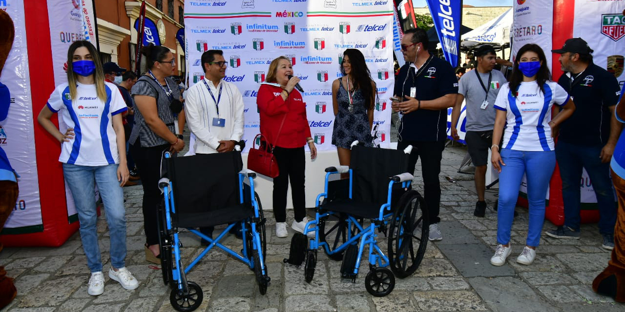 Fundación Telmex-Telcel entrega sillas de ruedas en la Carrera Panamericana | El Imparcial de Oaxaca