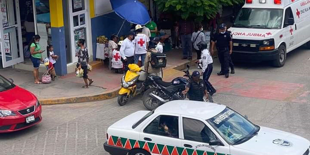 Mujer derrapa en moto y atropella a adulta mayor | El Imparcial de Oaxaca
