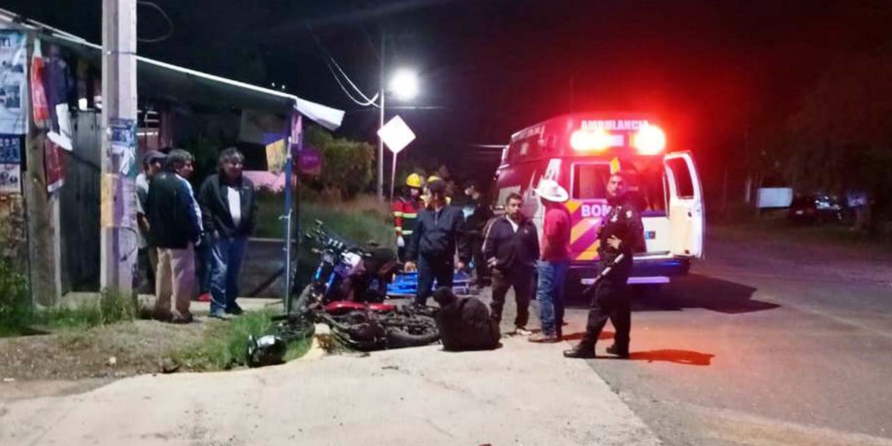 Accidente en Huajuapan deja a dos motociclistas heridos | El Imparcial de Oaxaca
