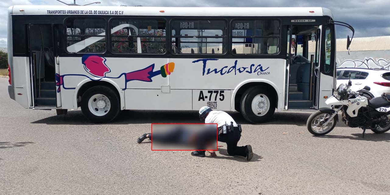 Se lesiona al caer de un camión urbano en exhacienda Candiani | El Imparcial de Oaxaca