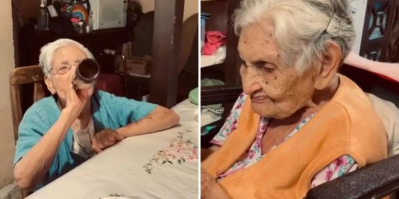 Viral: Abuelita de 83 años se gastó todo su dinero en cerveza y fue regañada por su madre de 105 años | El Imparcial de Oaxaca