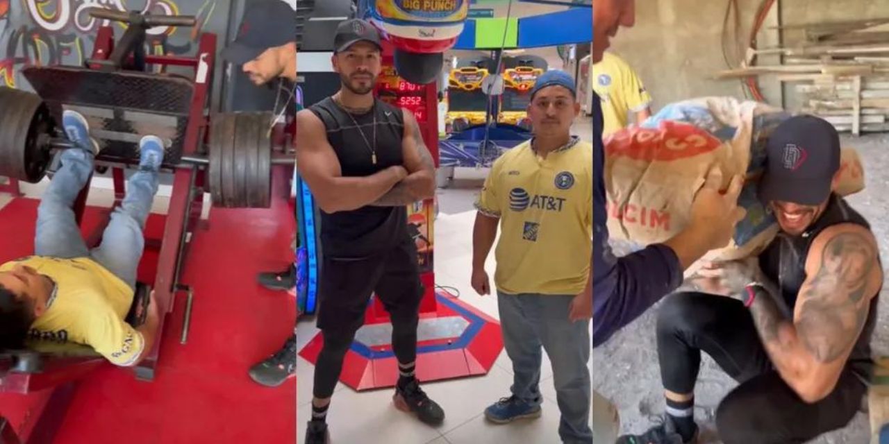 Albañil vs joven fitness; hacen pruebas de fuerza y video se hace viral | El Imparcial de Oaxaca