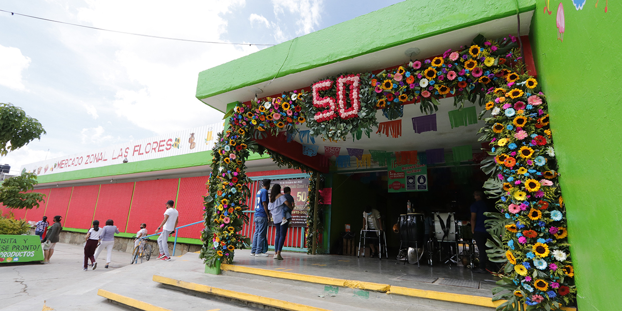 Mercado zonal Las Flores, 50 años de celebración y de retos 