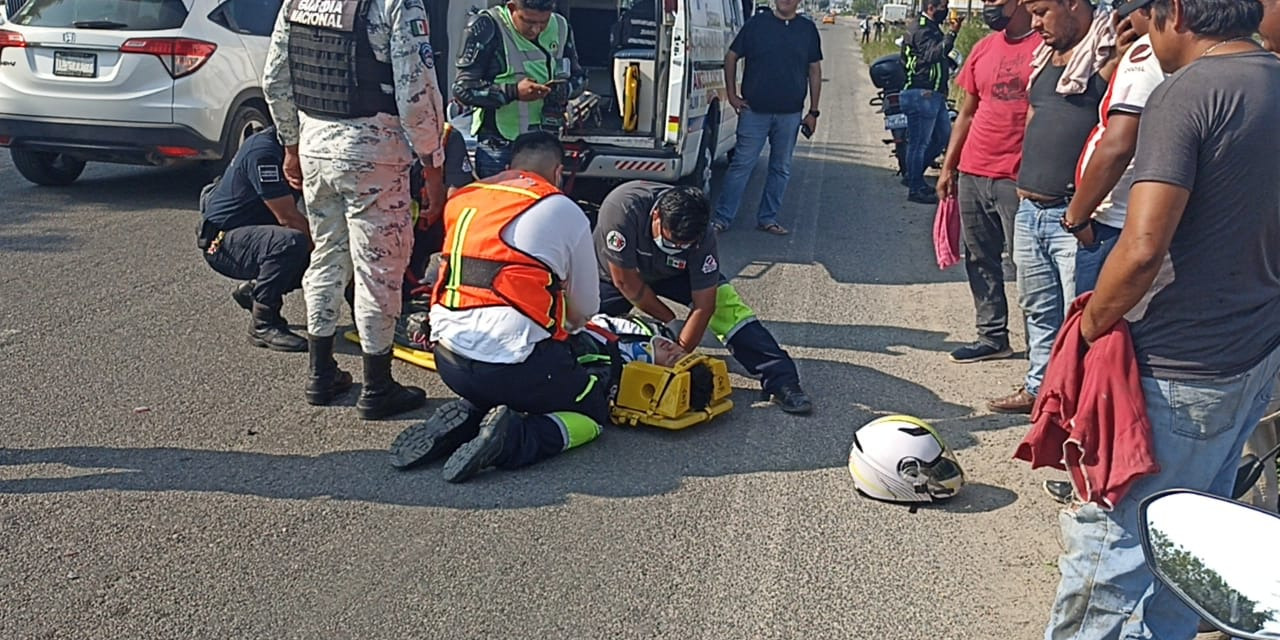 Embisten a motociclista sobre la carretera Transístmica | El Imparcial de Oaxaca