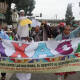 Oaxaqueños hacen temblar a Los Ángeles con marcha antirracista