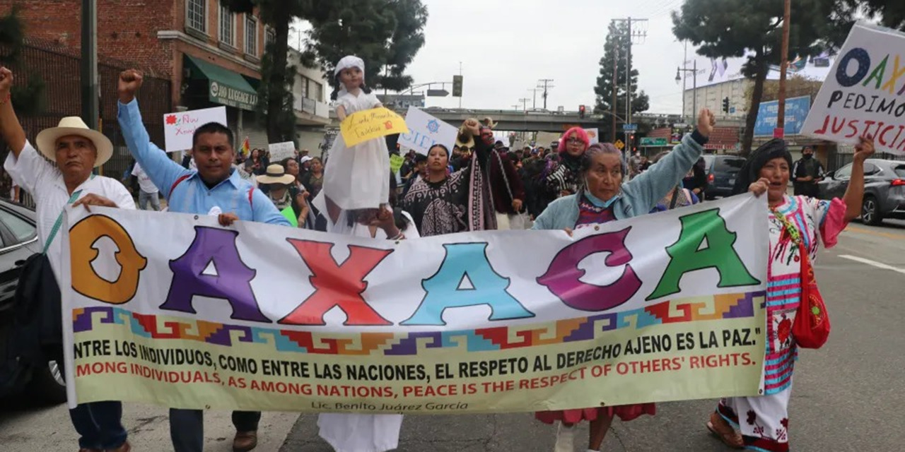 Oaxaqueños hacen temblar a Los Ángeles con marcha antirracista | El Imparcial de Oaxaca