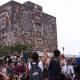 UNAM condenó pintas en mural de David Alfaro Siqueiros durante protesta en Rectoría