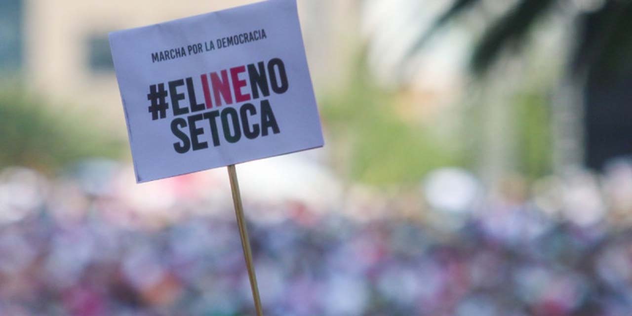 INE agradece marcha en defensa de la ‘democracia y el sistema electoral’ | El Imparcial de Oaxaca