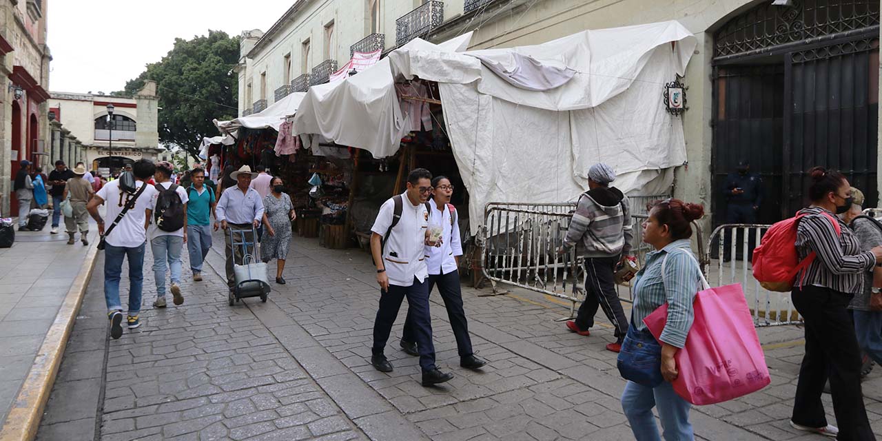 “Muerto” el Operativo Alfa contra ambulantes en el centro | El Imparcial de Oaxaca