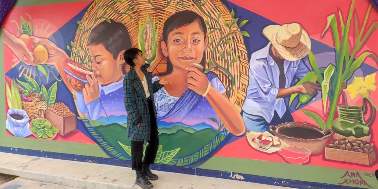 Develan mural contra la comida chatarra | El Imparcial de Oaxaca
