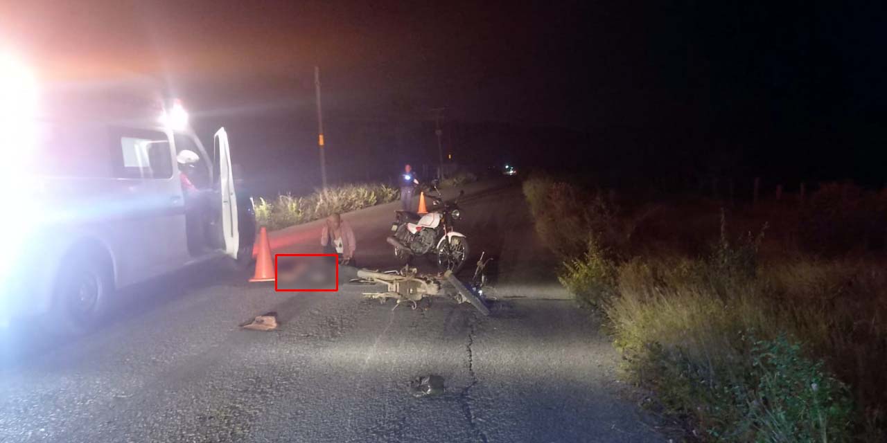 Choca motociclista contra bicicleta; el saldo, un muerto y un lesionado | El Imparcial de Oaxaca