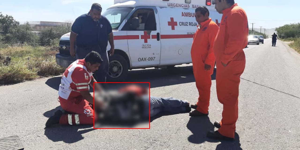 Motociclista sufre fuerte accidente en carretera de Salina Cruz | El Imparcial de Oaxaca