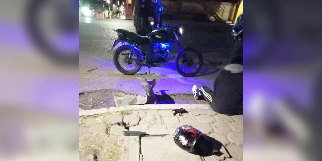 Atropellan a motociclista y sufre fractura | El Imparcial de Oaxaca