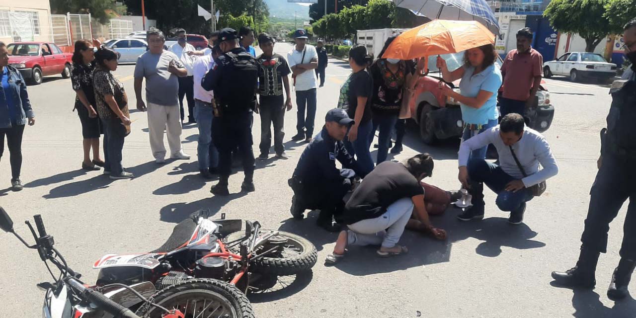 Motociclista sale herido de gravedad en accidente | El Imparcial de Oaxaca
