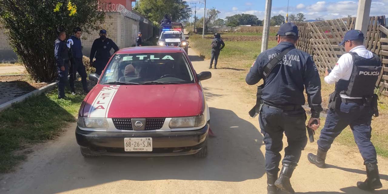 Recuperan taxi de Etla con reporte de robo | El Imparcial de Oaxaca