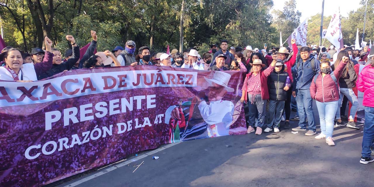 Se queda Neri, pero va Claudia Tapia a marcha de la 4T | El Imparcial de Oaxaca