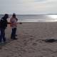 Rescatan a 2 tortugas que desovaron en Playa Abierta de Salina Cruz