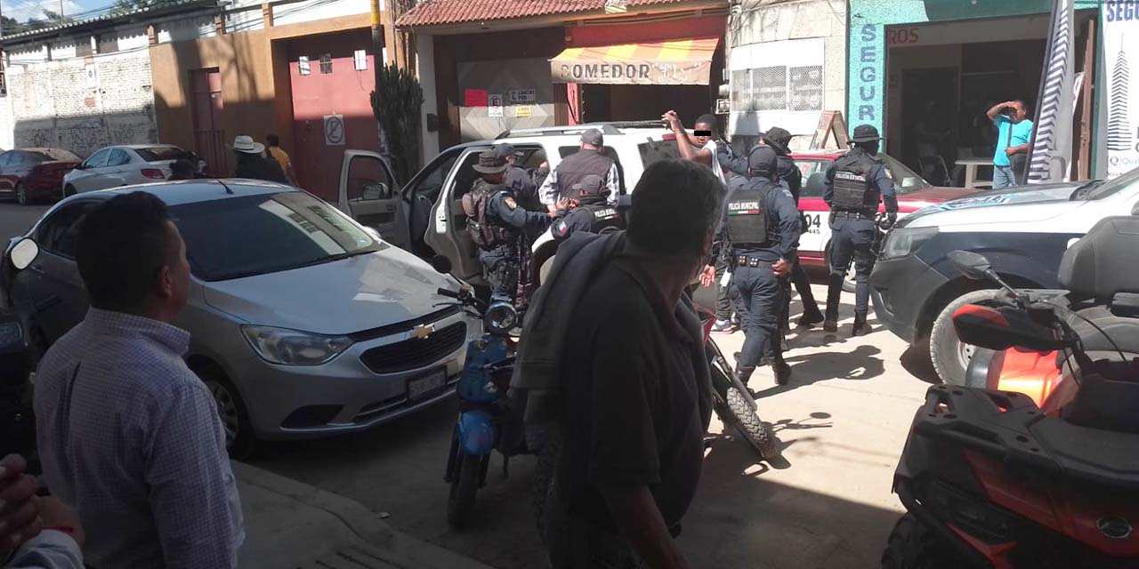 Sujetos disparan al aire; los detiene la policía | El Imparcial de Oaxaca