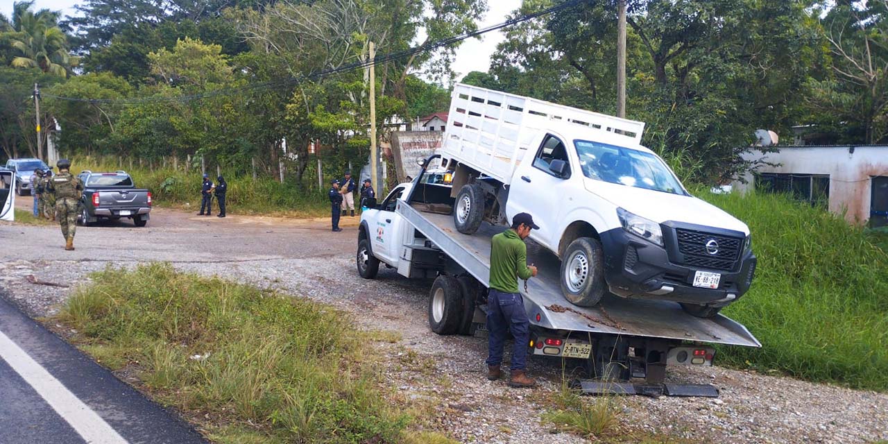 Policía Estatal recupera una camioneta robada | El Imparcial de Oaxaca