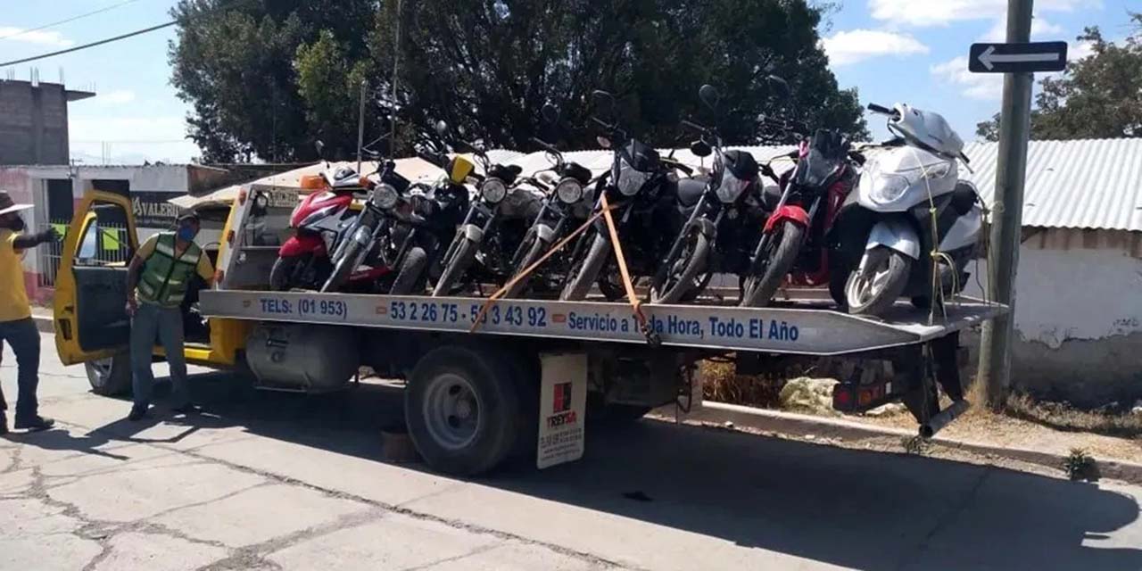 En operativo en Huajuapan aseguran 11 motocicletas y 2 vehículos | El Imparcial de Oaxaca