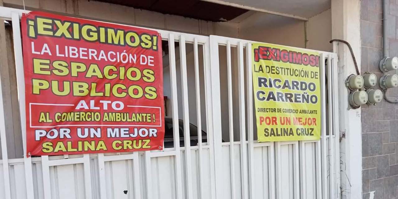 Se oponen vecinos de Salina Cruz a instalación de casetas en la vía pública | El Imparcial de Oaxaca