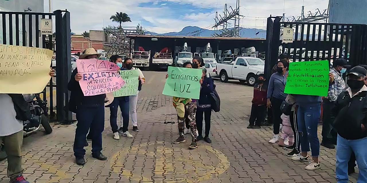 Exigen energía eléctrica para La Peña, Ixtlahuaca | El Imparcial de Oaxaca