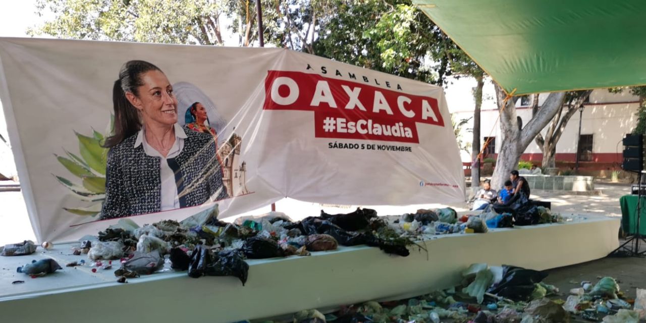 Sindicato radicaliza protesta por crisis de la basura; confrontación con militantes de Morena | El Imparcial de Oaxaca