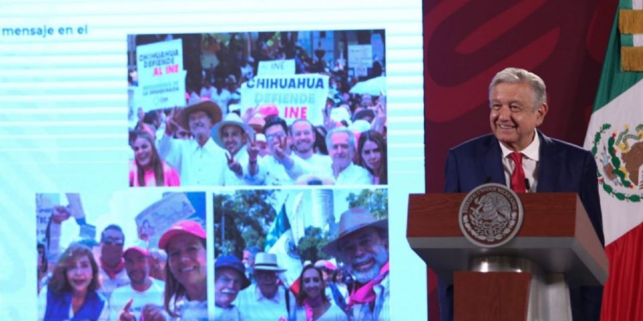 Minimiza López Obrador marcha en favor del INE | El Imparcial de Oaxaca