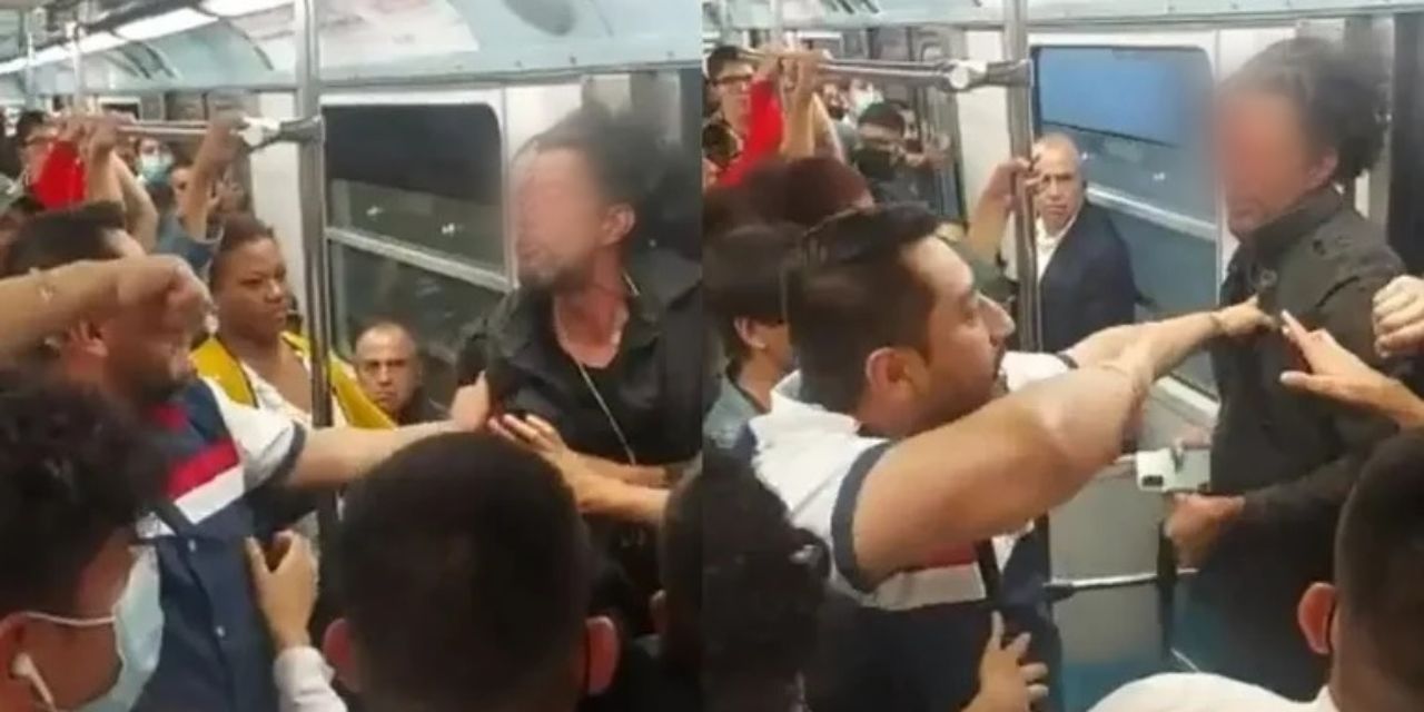 Video: Captan una nueva pelea en el Metro de la CDMX | El Imparcial de Oaxaca