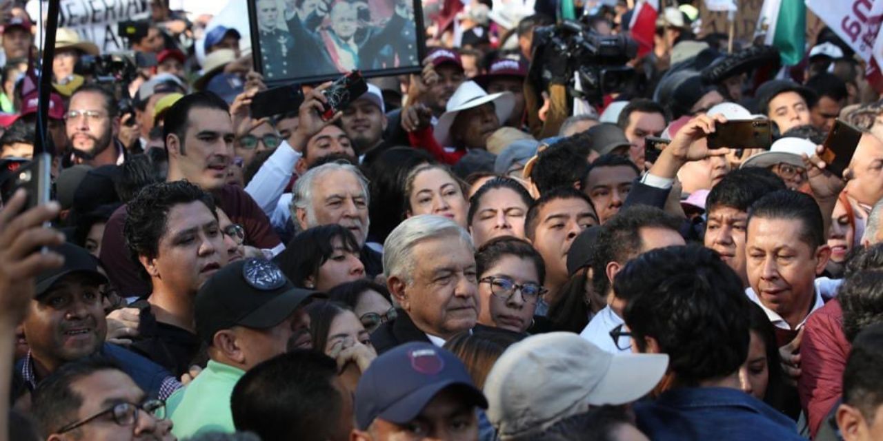 AMLO muestra músculo con su marcha en la CDMX | El Imparcial de Oaxaca