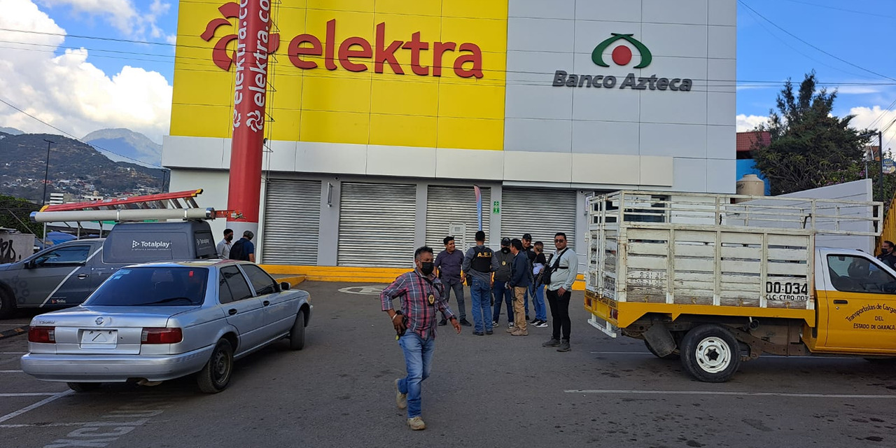 Asalto violento a tienda Elektra en Sta. Rosa Panzacola | El Imparcial de Oaxaca