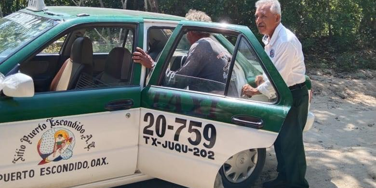 Abuelito perdido es auxiliado por taxista para regresar a su casa | El Imparcial de Oaxaca