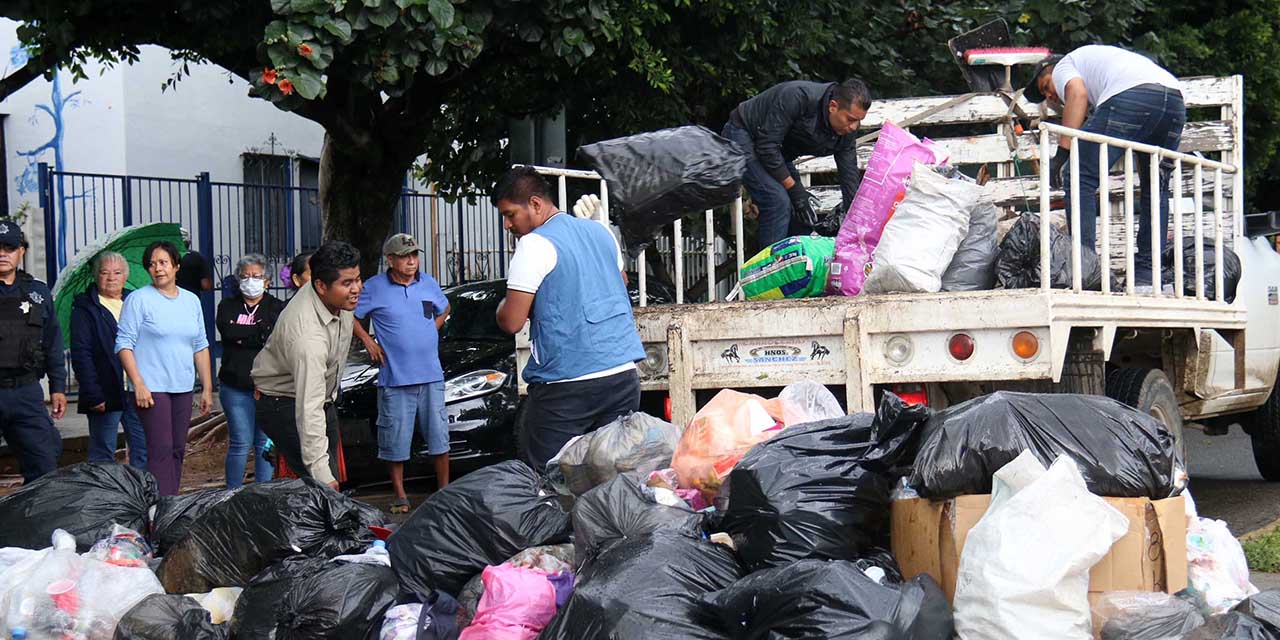Entrampada, recolección de residuos; ciudad ahogada | El Imparcial de Oaxaca