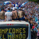 Así festejan aficionados argentinos el campeonato del mundo