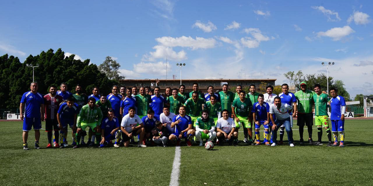 Chapus y periodistas  conviven deportivamente