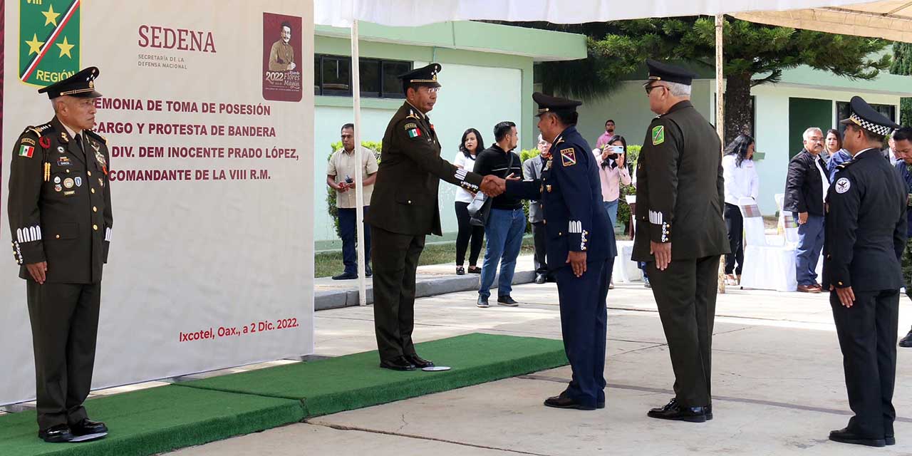 Asume el General Inocente Prado Comandancia de la VIII Región Militar | El Imparcial de Oaxaca