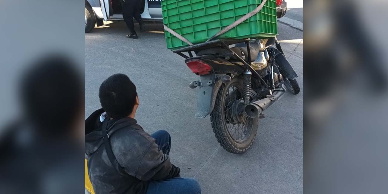 Choca motociclista y vehículo particular en Huajuapan | El Imparcial de Oaxaca