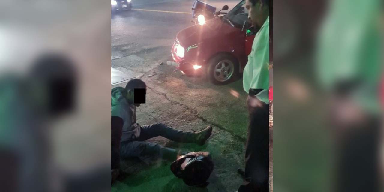 Chofer impacta a motociclista en calles de Huajuapan | El Imparcial de Oaxaca