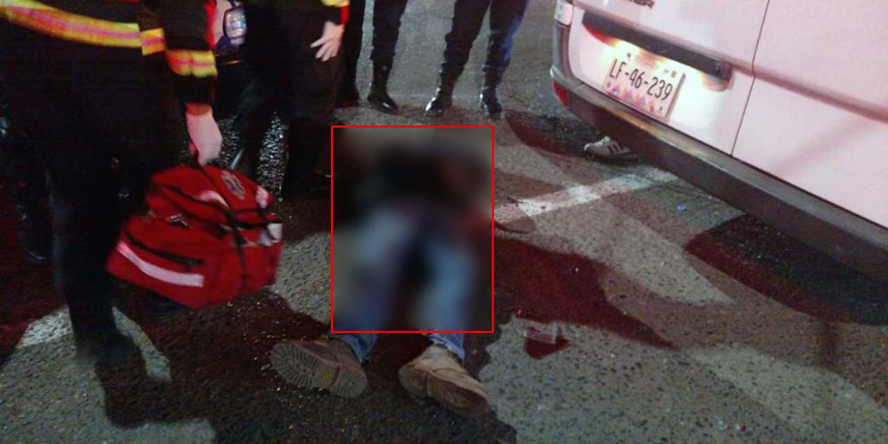 Menor motociclista resulta lesionado en una carambola