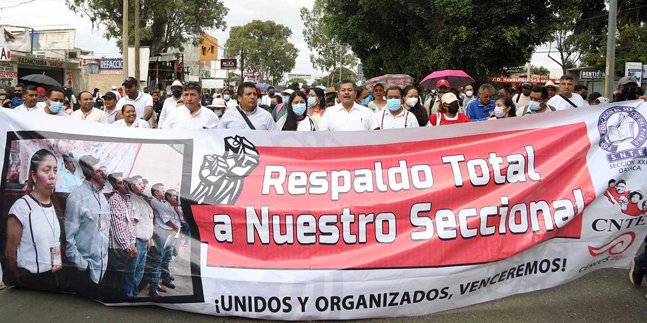 Con presión política, logra S-22  “la toma de nota” | El Imparcial de Oaxaca