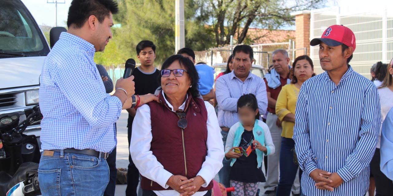 Reciben vecinos de colonia Militar de Huajuapan obra de servicios básicos | El Imparcial de Oaxaca