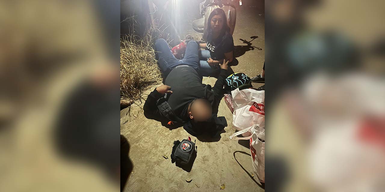 Motociclistas salen heridos tras accidentes en la ZMO
