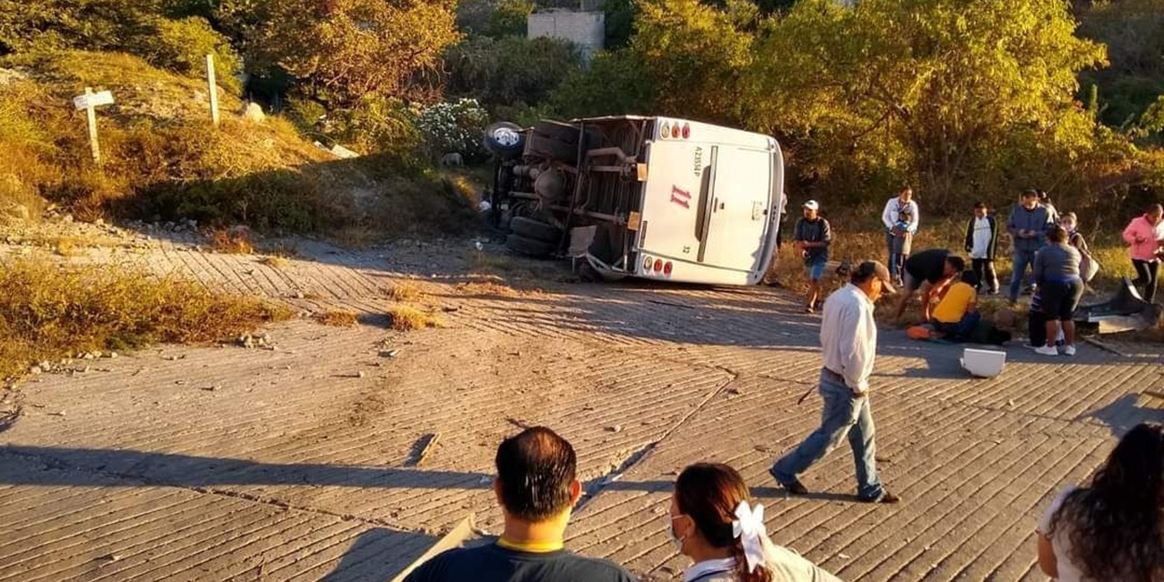 Al menos 20 lesionados tras accidente de autobús en Temixco | El Imparcial de Oaxaca