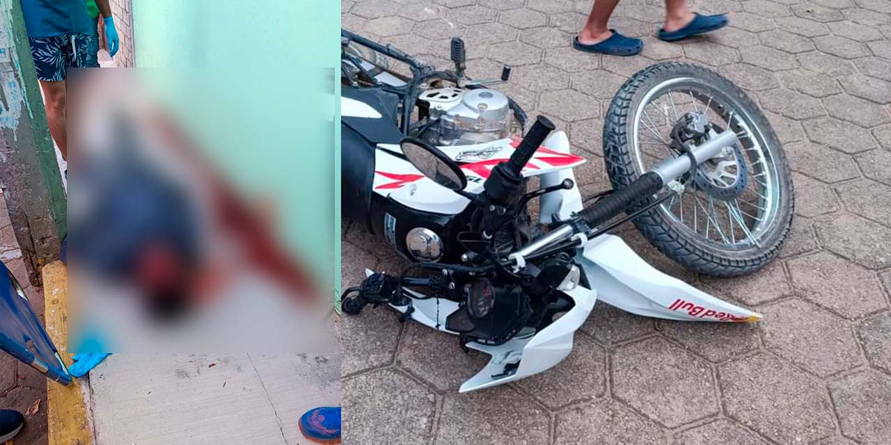 Fallece policía municipal tras derrapar en su moto | El Imparcial de Oaxaca