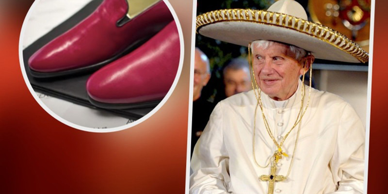 Benedicto XVI usó zapatos mexicanos en su retiro | El Imparcial de Oaxaca