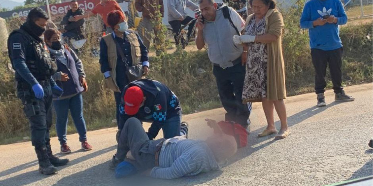 Arrollan brutalmente a abuelito en la Carretera Federal 175 | El Imparcial de Oaxaca
