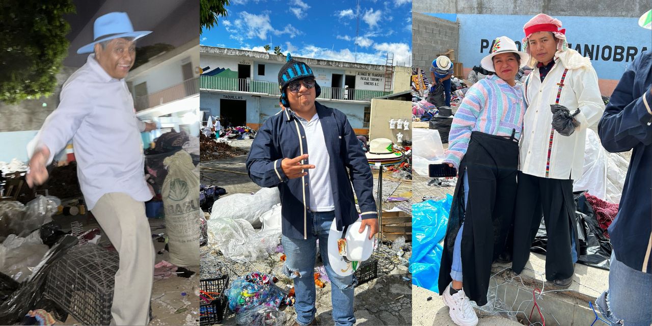 Funcionarios se exhiben con mercancía decomisada a triquis | El Imparcial de Oaxaca