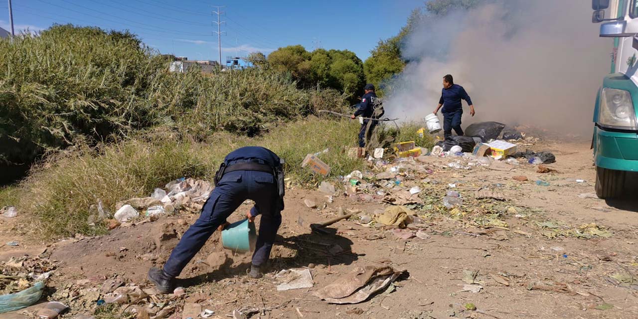 Incesante uso del tiradero de Catem; queman basura | El Imparcial de Oaxaca